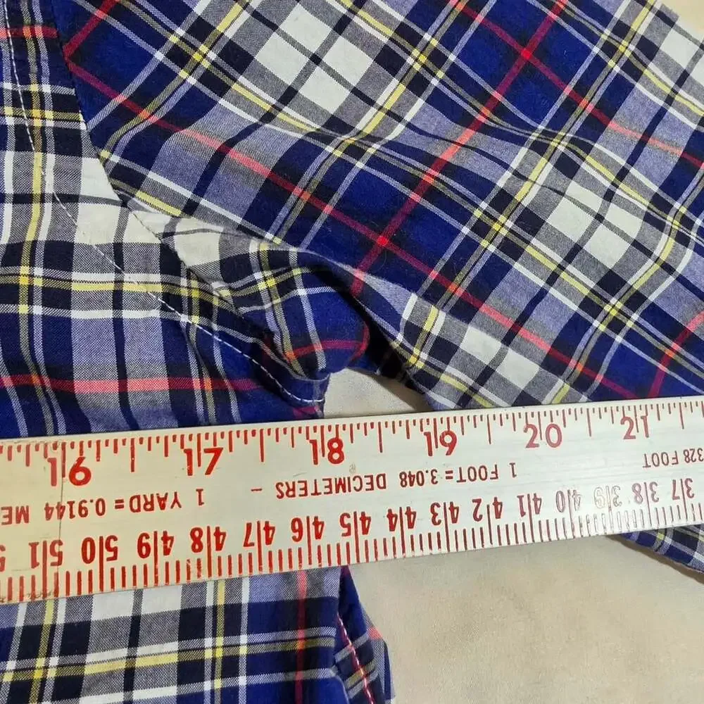 Ralph Lauren Plaid Button Down Shirt L/G (14-16)